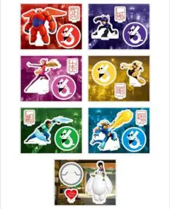 ベイマックス Happyくじ アクリルスタンド 7種 コンプリートセット