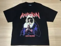 AN AN ANN Tシャツ ブラック 聖母マリア バンドT ロック サブカル