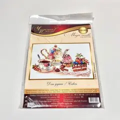 クロスステッチ キット 紅茶とケーキ ティータイム