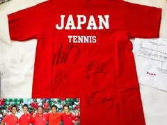 デビスカップ2012 メンバー全員 サイン入りTシャツ