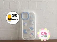 iPhone15 ケース　カバー　shark サメ　クリアーケース