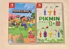 ●新品未開封品●Switchソフト　マインクラフト　ピクミン1+2