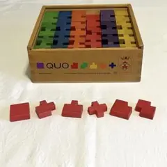 QUO 木製積み木 多色セット SINA社
