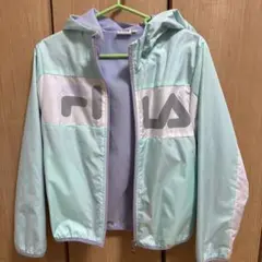 FILA フード付きミントグリーンジャケット