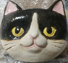 猫の顔 蚊遣り　蚊取り線香ホルダー　陶器 NORDIC DECO
