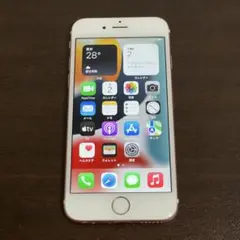 【美品】Apple iPhone 6s 64G ローズピンク 本体 simフリー