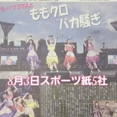 匿名配送！送料込み！ 8月3日 朝刊　 スポーツ紙全5社