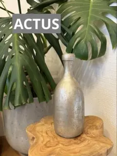 ACTUS アクタス 陶器オブジェ フラワーベース 一輪挿し ヴィンテージ風