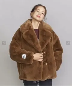 値下げ中 新品【jakke 】RITA フェイクファージャケット