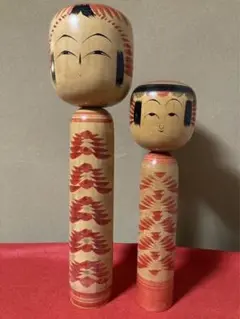 伝統こけし ・作者 大森久一 鎌田孝市