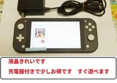 ④　Nintendo Switch Lite グレー 本体　充電器付き