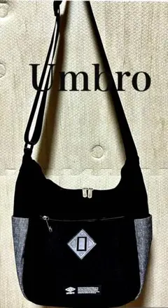 Umbro ショルダーバッグ 黒・グレー