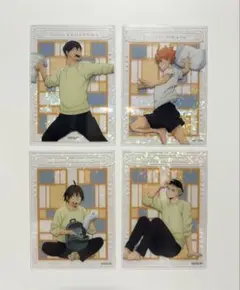 ハイキュー　烏野1年　ホログラムクリアカードコレクション