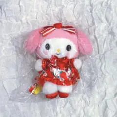 完売品★顔厳選★ サンリオ マイメロディ いちご新聞50周年 マスコットホルダー