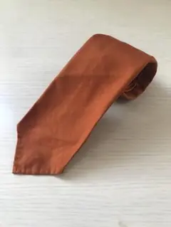 【新品・未使用】タイユアタイ ネクタイ セッテピエゲ オレンジ