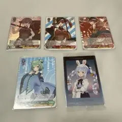 【ホロライブ】 宝鐘マリン＆兎田ぺこら＆潤羽しあ ホロライブカード 5枚セット