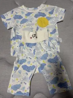 しなぷしゅ 雲と星のベビーパジャマ 90cm