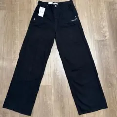 as"on ブラック ストレートデニム Mサイズ