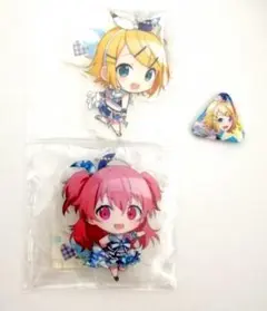 プロセカアクリルスタンドキーチェーン 缶バッジ 桃井愛莉 鏡音リン まとめ売り