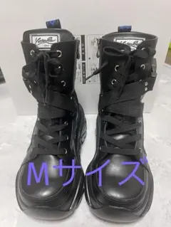 YOSUKE ヨースケ　厚底レースアップショートブーツ　Mサイズ