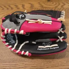 ローリングス　子供用　11　グローブ ピンク　黒