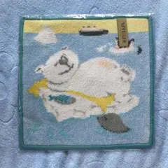 FEILER しろくまと氷山　夏柄　ハンカ25*25cm