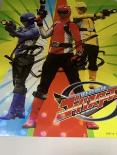特命戦隊ゴーバスターズ　キャラクターショー　サイン入り色紙