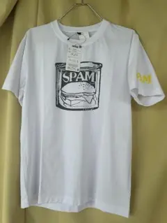 新品⭐︎未使用♡ スパム　SPAM缶プリント白Tシャツ M