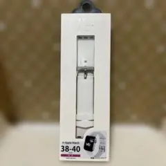 Apple Watch用　シリコンバンド　ホワイト 38-40mm