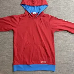 美品　ヨネックス　スポーツウェア　裏起毛　ポリエステル　パーカー　L