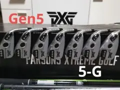 美品★PXG 0311XP gen5 5-G アイアン7本セットflexS