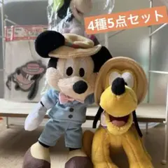 ディズニー　一番くじ　ミッキー　プルート　クララベル　ぬいぐるみ　グーフィー