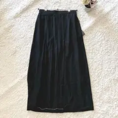 イルドボヌール 黒 ロングスカート 11 新品 ポリエステル