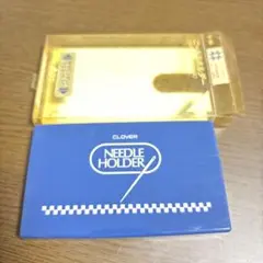 未使用　クロバー　ニードルホルダー　マグネット入　昭和レトロ　レア