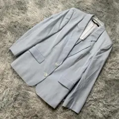 BROOKS BROTHERS ストライプテーラドジャケット レディス9AR