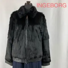 最高級 INGEBORG ファージャケット レザージャケット