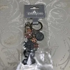 香港ディズニーランド ミッキー キーホルダー ギアデザイン　新品未使用