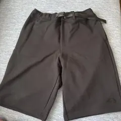 THE NORTH FACE 黒 ショートパンツ ウエストベルト付き