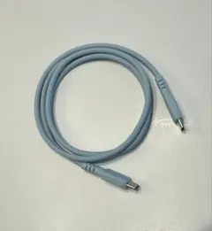 MOTTERU シリコンケーブル USB-C to USB-C 1m ブルー
