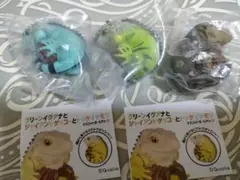 ガチャガチャ✦グリーンイグアナとジャイアントゲッコー ✦3個セット