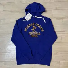 新品！　チャンピオン　パーカー　　　ロイヤルブルー×イエロー