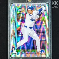 2025 Topps Chrome 大谷翔平 レイウェーブパラレルカード