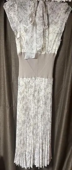 ウエストリブプリントワンビース、snidel