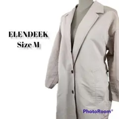 ELENDEEK ロングコート オーバーサイズ ライトピンク 春秋