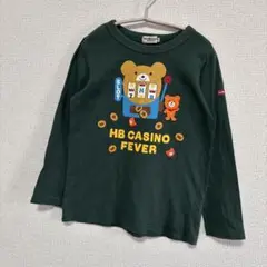 週末限定価格❤️ ミキハウスホット ビーンズくんのスロットマシーン 長袖カットソー