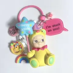 SALE⭐︎じゃらじゃらキーホルダー　ジャラジャラ　ソニーエンジェル　イエロー