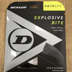 【特価品】ダンロップ　バイト　テニス用ポリガット　パッケージ品