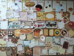(*˙˘˙*)”ꕤ* カフェ パン ８０枚 バラメモ おすそ分け ② 。