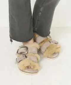 Deuxieme Classe 【CAMINANDO】ファーサンダル