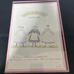 【未使用】アイディリスト カントリーガール 下敷き